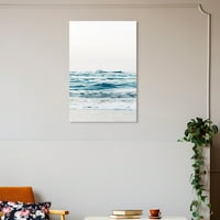 Wynwood Studio Canvas Mitad morski vertikalni nautički i obalni obalni zidni umjetnički platno print plavi teal