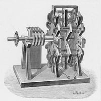 Struja. Motor Njakobi, 1838. Ispis plakata od