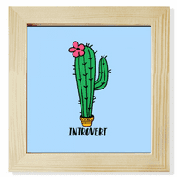 Introvertni Art Deco kaktus Modni kvadratni okvir za slike zidni stolni zaslon