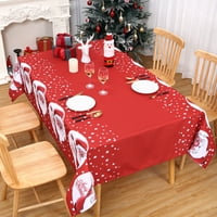 Božićni stolnjak, pravokutni Božićni Vodootporni stolnjak za dekor blagovaonskog stola