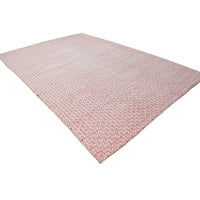 5 '7' prostirka ružičasta ružičasta moderna dhurrie skandinavski trelis veličina tepiha tepiha