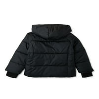Zimska donja jakna za djevojčice s kapuljačom, veličine 4 i plus