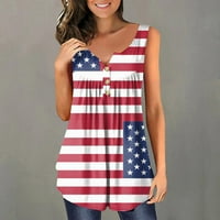 Dan neovisnosti za žene, Američka veličina plus, 4. srpnja, majice s izrezom u obliku slova u i kratkim rukavima