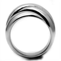Luksuzni nakit dizajnira ženski visoko polirani konusni prsten od nehrđajućeg čelika - veličina