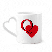 Ljubav kraljicu srce Q poker šalica kava cerac za piće staklo srce šalica srca