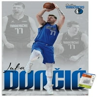 Dallas Mavericks - plakat Luka Doncic Wall s Pushpinsom, 22.375 34