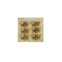 Kreativna zadruga s kositrenim pčelinjim magnetima na razglednici