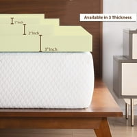 Kontinentalni krevet, Nadmadrac od pjene srednje gustoće, veličina, Bumber, Žuta