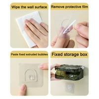 Kupaonska posuda za sapun za kupaonicu izborna zidna posuda za sapun zidni nosač dvoslojni udarac sa šupljim odvodom