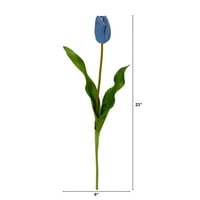 Gotovo prirodno 23in. Nizozemski tulipanski umjetni cvijet