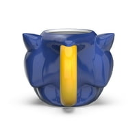 Zak dizajnira 2pk Sonic 15oz Barista šalica i isklesana šalica, šalica, kava, čaj, keramika, poklon