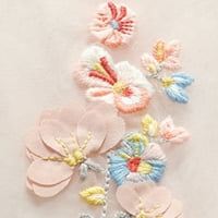 1 do 6 godina ljetna dječja haljina od tutu od leptira i cvijeta za djevojčice Bez rukava