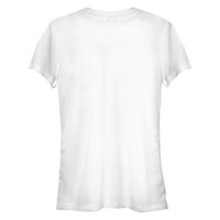Bijela majica s uzorkom za juniore-dizajn od onih u boji