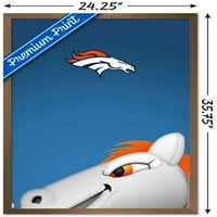 Plakat na zidu maskote Denver Broncos - S. Preston miles, 22.375 34