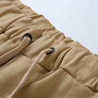Frehsky teretne hlače za muškarce muške hlače muške solidne boje alat s više džepa casual hlače.