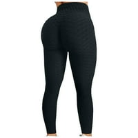Baocc joga hlače Trčanje vježba visoke hlače joga mjehurić struka dizanje fitnesa ženske joga hlače hlače za žene