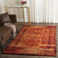 Kolekcija 9 ' 12 'Orange' 216 ' Eastern tradicionalni perzijski tepih bez prolijevanja za dnevni boravak, spavaću