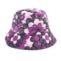 Jesensko-zimska ribarska kapa ženska vanjska topla kapa popularna Plišana kapa muški šeširi u ljubičastoj boji