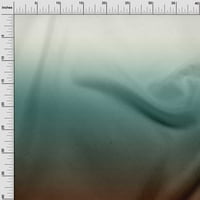 Jednobojni pamučni Poplin u čokoladno smeđoj boji, apstraktna linearna gradijentna ploča od tkanine, Materijal