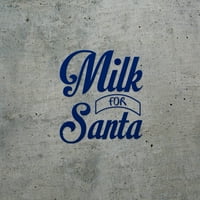 Prozirne naljepnice za mlijeko za Djeda Božićnjaka Premium vodootporne vinilne naljepnice s naljepnicama za prijenosno