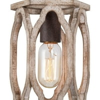 1-svjetiljka od istrošenog drveta i zahrđale bronce u seoskoj kući s cilindričnim LED Mini kuhinjskim otokom seoska