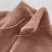 Tuphregyow ženska zima zadebljana modni džemper za čišćenje vanjske odjeće Trendi solidna rastezljiva mekana labava