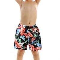 Muške ljetne tiskane hlače za plažu roditelja-dijete očeve hlače Obiteljska odjeća tietoc