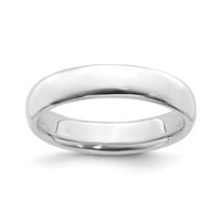 Sterling srebrni prsten koji se može graditi i polirati rodijem veličina: 5; za odrasle i tinejdžere; za žene