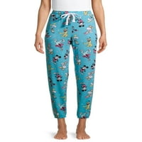 Mickey Mouse Women and Women's Plus Disney License Joggers