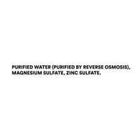 Imuni potpora premium pročišćena voda u bocama s cinkom, pH uravnotežena elektrolitima za okus, litarna boca