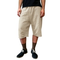 Chinos duge hlače za muškarce Muška ljetna moda elastična Čipka jednobojne široke Ležerne hlače u donjem dijelu,