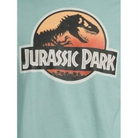 Jurassic World muški i veliki muški retro majica i tenk, paket