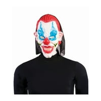 Maska zlog klauna za Noć vještica-crvena kosa