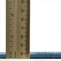 Ahgly Company zatvoreni pravokutnik orijentalno plave prostirke, 2 '5'