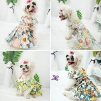 Haljine za pse za male pse odjeća za djevojčice proljeće-ljeto haljina za štence mekana suknja za kućne ljubimce