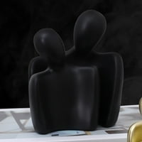 Moderni par kipovi Ljubavni figurice za vjenčane darove crne