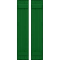 1 2 56 vanjske rolete od tri ploče od prirodnog drva, međusobno povezane letvicama, zeleni Viridian
