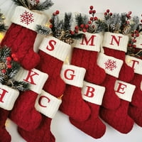 Dezsed božićni ukrasi Cleamment Popularni stilovi božićne čarape božićne ukrase poklon torbe Pet božićni crveni