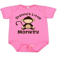 Inktastic Granny's Little Monkey poklon Dječak ili djevojački bodi