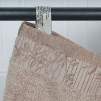 Vrhunski set pamučnih ručnika za kupanje s cvjetnim uzorkom glicinije, Frappe