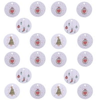 Božićni crtež za viseće oznake papirne oznake kartice s oznakama darova oznake
