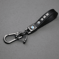Privjesak za ključeve za automobil s kožnim logotipom, privjesak za ključeve od mikrovlakana, muški i Ženski privjesak