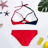 Ženski mekani push-up grudnjak bikini set kupaći kostim kupaći kostim odjeća za plažu kupaći kostimi