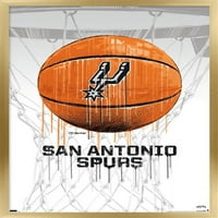 Zidni plakat San Antonio Spurs - drip Basketball, 14.725 22.375