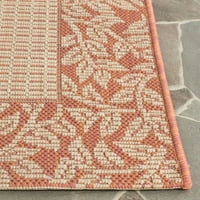 Tradicionalni cvjetni tepih za unutarnju i vanjsku upotrebu, 6 '7 9'6