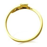 LoveBling 0. Dijamantni karatni prsten sa strelicom od žutog karatnog zlata