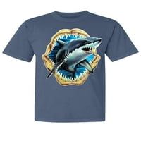 Divlji Bobbi, velika usta oceanskog morskog psa, ribolov, majice kratkih rukava U boji odjeće, smaragdne, velike