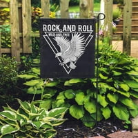 Rock ' n ' roll zvijezda orao slogan _ Zastava američkog vrta Ukrasna Zastava banner za dom