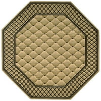 Moderni orijentalni tepih od n. m. n. m., zlatno-crni, 8,3 11,3