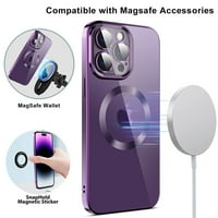 Magnetna Futrola za telefon u paketima, prozirni poklopac kompatibilan s punjenjem u paketima, luksuzni premaz